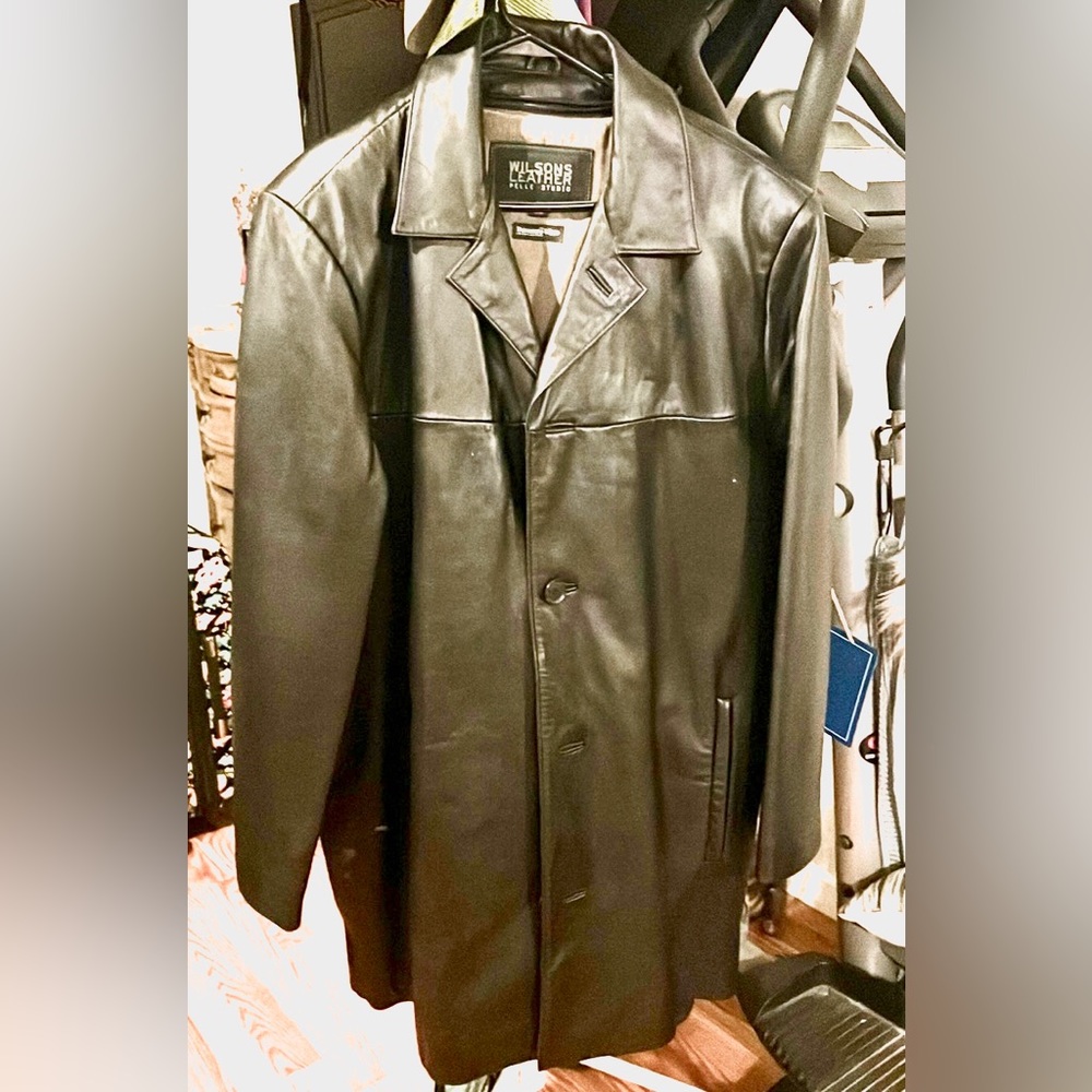 Wilson leather jacket semi New